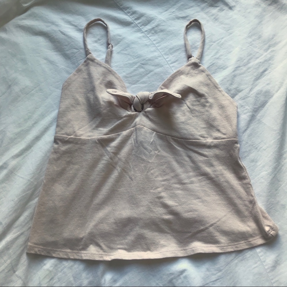 Pale pink tank top
